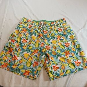 Havana Jim Vibrant Floral Swim Trunks